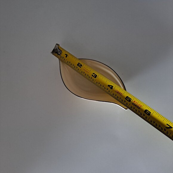 Lenox Hand Painted Platinum Leaf Shaped Trinket Dishes - Picture 2 of 5